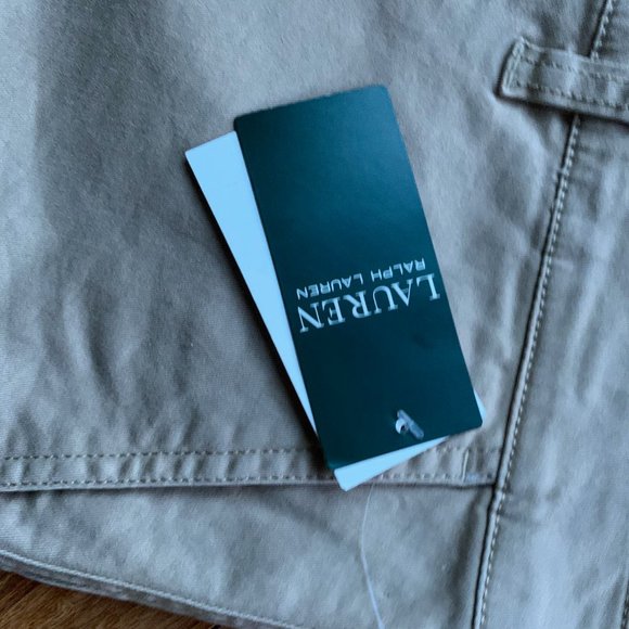 NWT RALPH LAUREN WOMEN'S STRAIGHT CHINO PANT SZ 14 - Picture 3 of 6